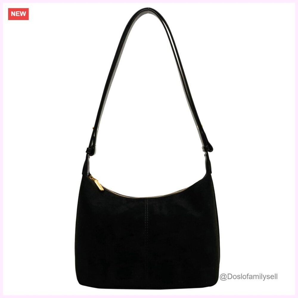 Small Suede Tote Bag Crossbody Shoulder Purse Compact Square Handbag